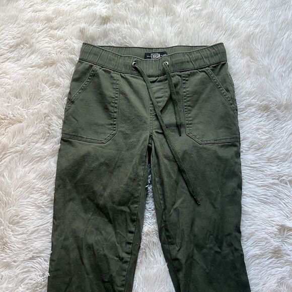 Rewash Army Green Joggers Pants Size XS - Picture 2 of 5